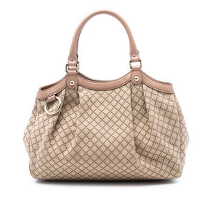 Pre-Loved Gucci Medium Diamante Canvas Sukey Tote